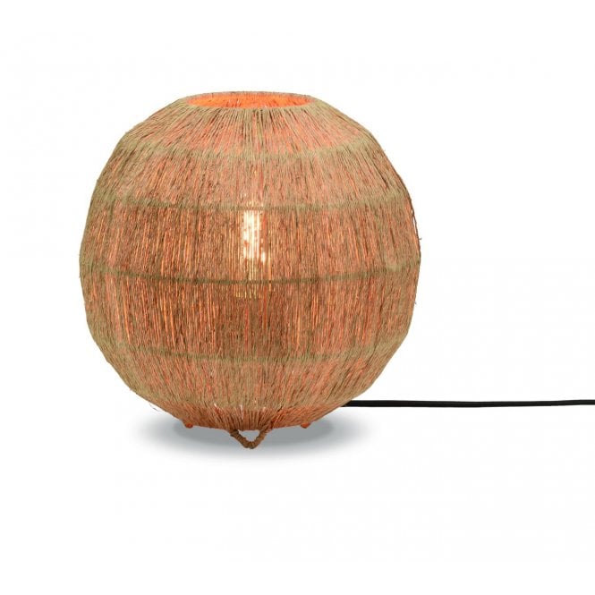 IGUAZU Small Globe Jute Table Lamp | Sustainable Materials | Tree Planted with Every Purchase