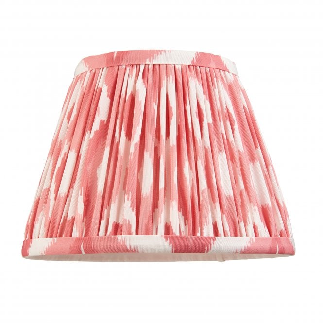 Ikat 20cm Tapered Shade in Coral Pink