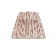 neautral ikat pattern tapered shade