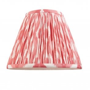 Ikat 25cm Tapered Shade in Coral Pink