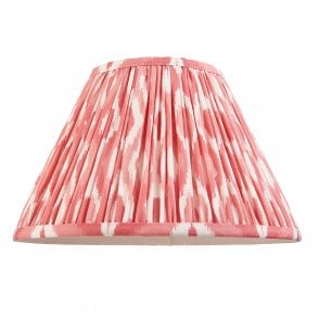 Ikat 30cm Tapered Shade in Coral Pink
