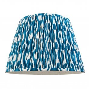 Ikat 40cm Tapered Shade in Marlin Blue