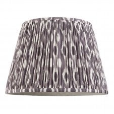 grey ikat pattern tapered shade