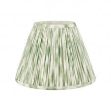Ikat Green Cotton Empire Shade 30cm