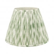 Ikat Green Cotton Empire Shade 35cm