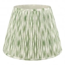 Ikat Green Cotton Empire Shade 40cm