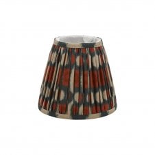 red and green cotton drum shade