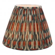 red and green lamp shade