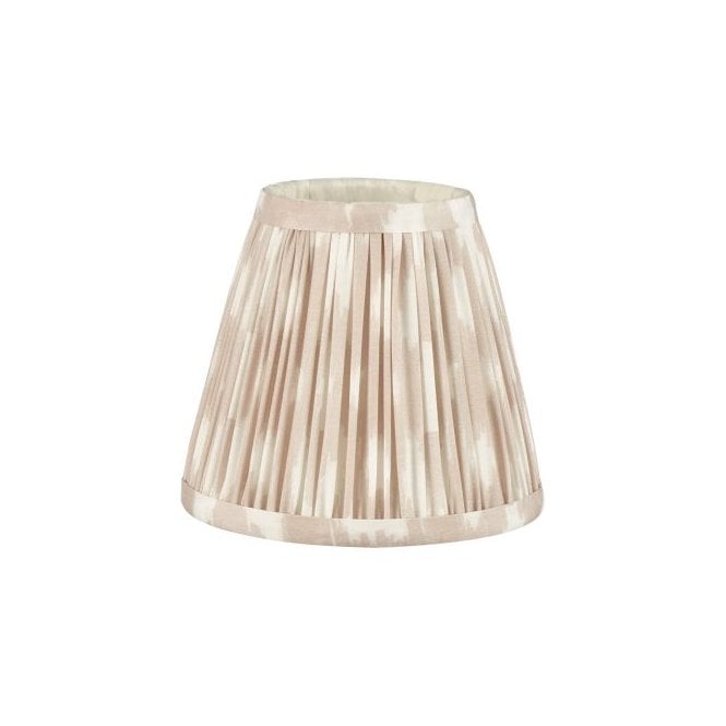 Ikat Taupe Cotton Empire Shade 15cm