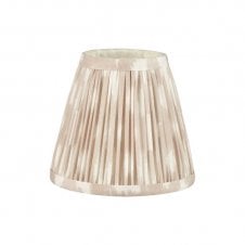 Ikat Taupe Cotton Empire Shade 15cm