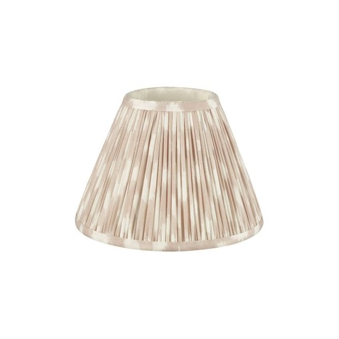 Ikat Taupe Cotton Empire Shade 25cm