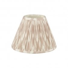 Ikat Taupe Cotton Empire Shade 25cm