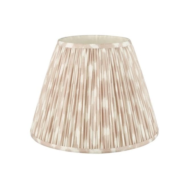 Ikat Taupe Cotton Empire Shade 35cm