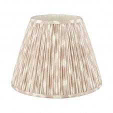 Ikat Taupe Cotton Empire Shade 35cm