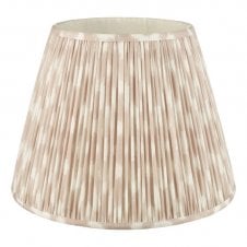 Ikat Taupe Cotton Empire Shade 40cm