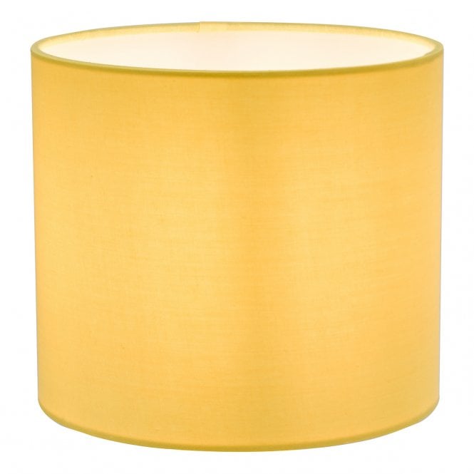Ilona Yellow Cotton Drum Shade 18cm