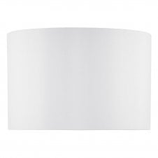 30cm Faux Silk Oval Shade in Ivory