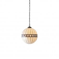 Interiors 1900 FARGO Tiffany globe ceiling pendant (large)