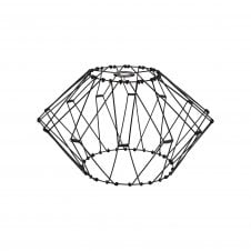 INVENT 40cm Non-Electric Matt Black Adjustable & Flexible Shade