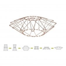 INVENT 40cm Non-Electric Rose Gold Adjustable & Flexible Shade