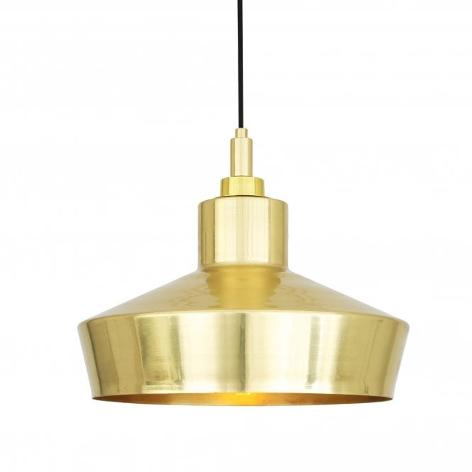 ISLA Pendant Light | Polished Brass Bathroom Safe