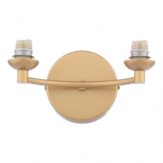 Izzy Double Wall Light in Matt Gold (Bracket Only)
