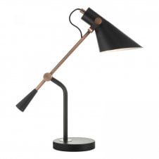 Task Table Lamp Black Antique Copper