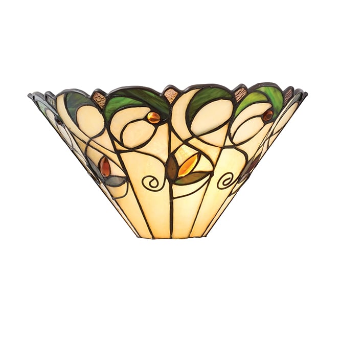 JAMELIA Tiffany wall washer wall light in Art Nouveau style
