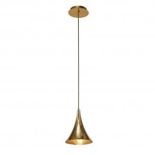 JAZZ Pendant, 1 x E27 (Max 20W), Polished Gold