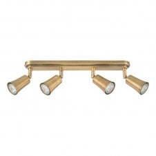 Jedrek 4 Light Spotlight Bar Aged Brass