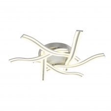 JENSON Flush LED Ceiling Light in Crisp White with 3 year warranty