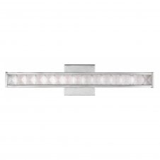 JESSIE LED polished chrome and crystal bathroom wall light