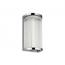 JEWEL LED Bathroom Wall Light Chrome with Clear Glass Rods