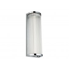 JEWEL LED Wall Light Chrome with Tall Clear Glass Rods