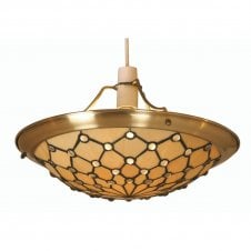 JEWEL Tiffany Ceiling Pendant Easy Fit Shade
