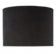 black velvet drum shade 23cm diameter