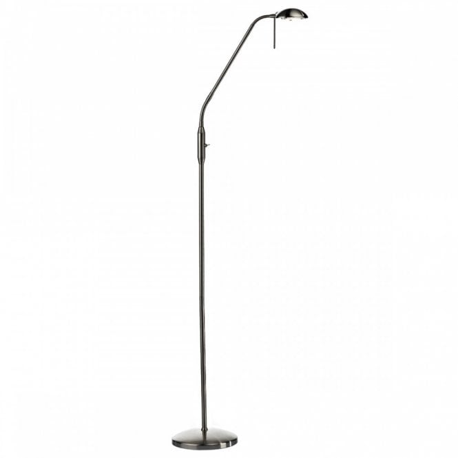 JOURNAL Floor Lamp Satin Chrome