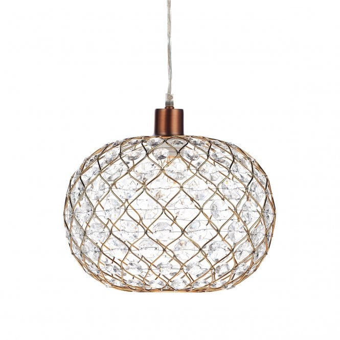 JUANITA decorative gold non electric ceiling pendant shade small