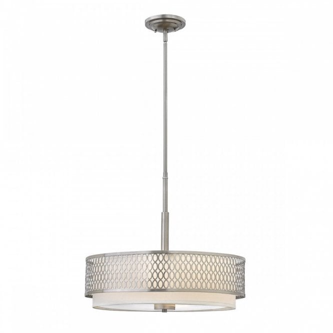 JULES 3 Light Pendant / Semi-Flush Brushed Nickel