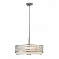 JULES 3 Light Pendant / Semi-Flush Brushed Nickel