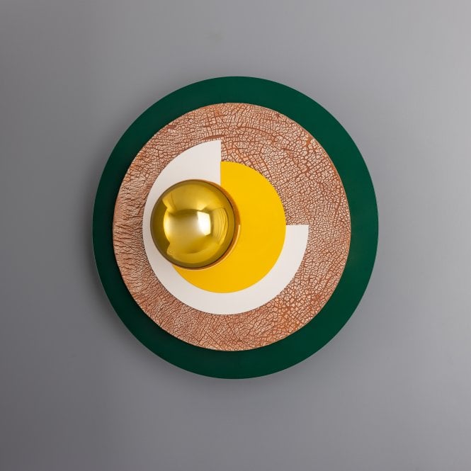 JUPITER Colourful Disc Wall Light