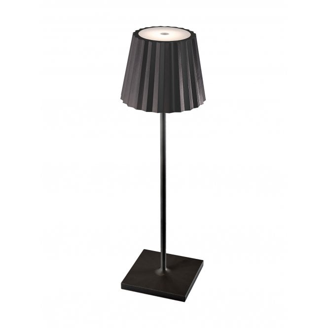 K2 Table Lamp, 2.2W LED, 3000K, 188lm, IP54, USB Charging, Black, 3yrs Warranty