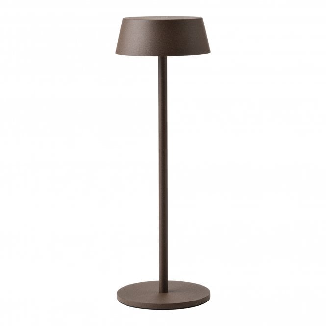 K4 Portable Lantern, Rated IP54, USB Charging Cable Included In A Chestnut Brown