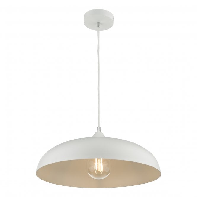 Kaelan Pendant in White
