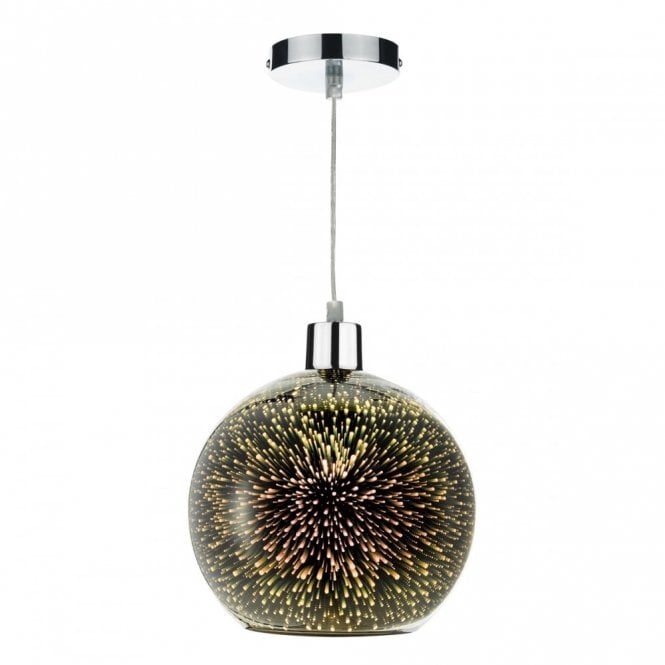 KAI decorative speckled effect glass easy fit pendant shade