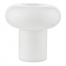 white glass mushroom table lamp
