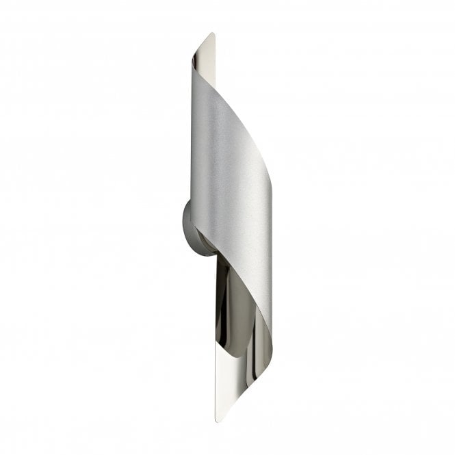 KAYLA modern polished chrome LED wall light (large) with 3 year warranty