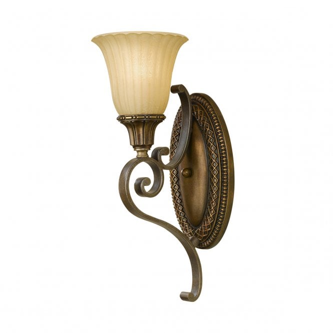 KELHAM HALL traditional bronze gold wall light