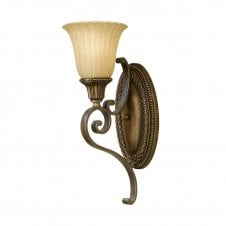 traditional bronze gold wall light