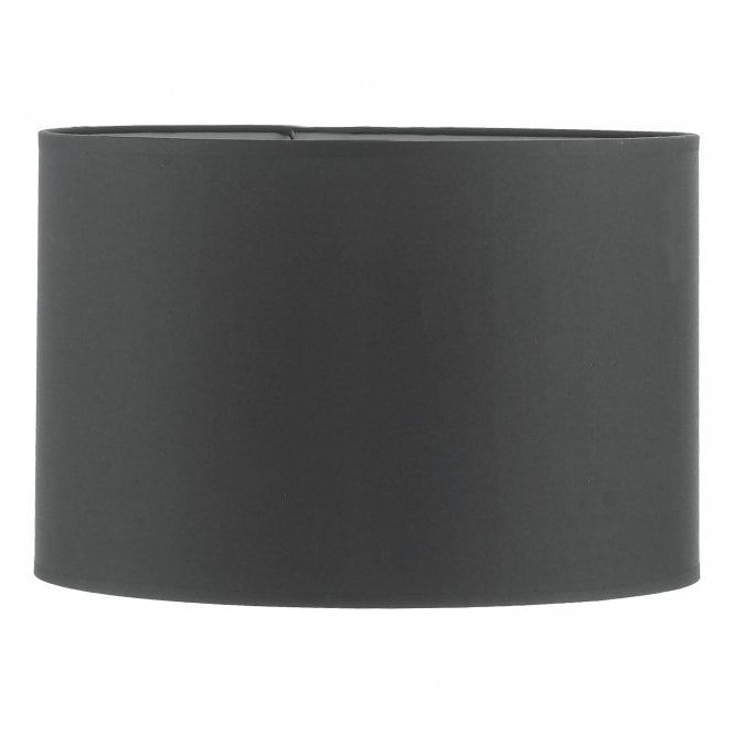 Kelso Black Cotton Drum Shade - 38cm